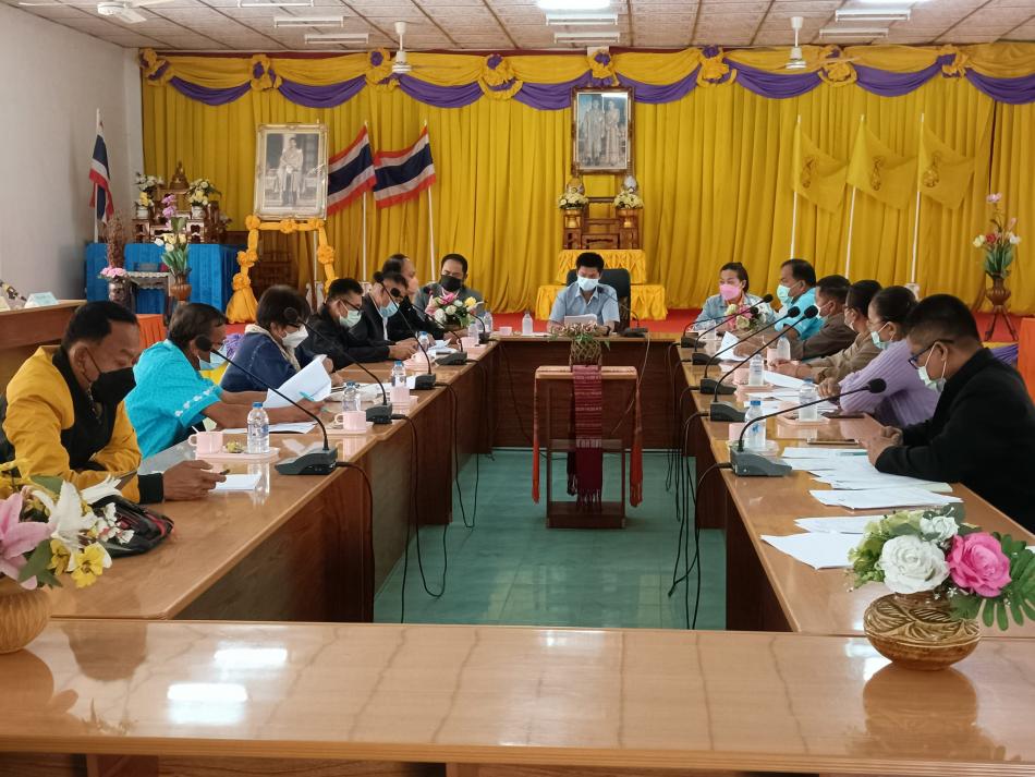 วันพฤหัสบดี ที่ 3 กุมภาพันธ์ 2565  นายจักรี ตรีเมฆ ประธานกองทุนฯตำบลวังสามัคคี ประชุมคณะกรรมการกองทุนหลักประกันสุขภาพเกี่ยวกับ(ร่าง)ระเบียบกองทุนฯตำบลวังสามัคคี